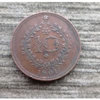 Werty71 Азорские острова Азоры колония Португалии 10 рейс 1901 Редкая