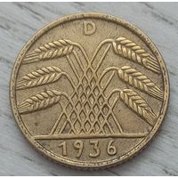 5 рейхспфеннигов 1936 D