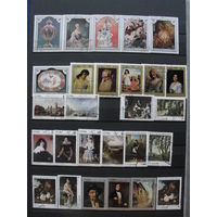 Продажа коллекции с 1 рубля! Культура и искусство на почтовых марках мира.