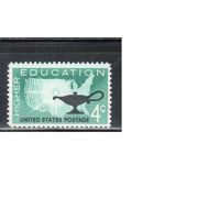 США-1962, (Мих.835),  *   ,  Образование  (одиночка)