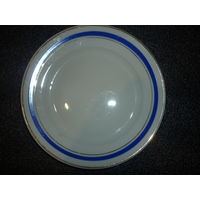 Небольшая тарелка. Фарфор. Барановка . СССР