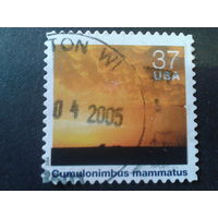США 2004 сплошная, грозовая облачность