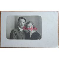 1932 Молодая пара ретро типажи фотоателье