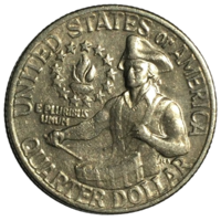 США 1/4 доллара, 1976 - 200 лет независимости США (-)