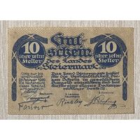 Нотгельды Австрия Штирия, 10  геллеров 1920 год