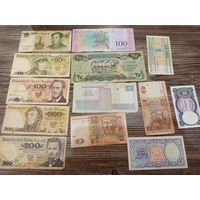Банкноты сборный лот с 1 р без мц