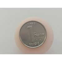 1 франк 1997 год Бельгия лот 44