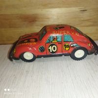 Винтажная игрушка.Гоночный автомобиль VW.Жесть.