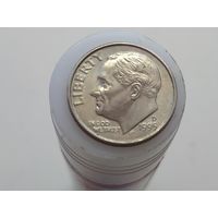 1 дайм 10 центов США 1995 года  буква Р лот 7