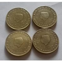 2 евро, Нидерланды 2002 г., (4 монеты по 50 ец.)