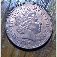 Великобритания, 1 пенни 2006 года