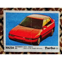 Вкладыш Turbo (Турбо) 3 серия (121-190, Black), номер 156, Mazda 323 hatcback. #3. Возможен небольшой торг.