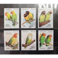 Лаос. 1997 год. Фауна. Птицы. Попугаи (1248)