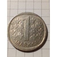 1 марка Финляндия 1977 год.