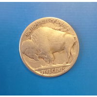 США 5 центов 1913-1938 год индеец бизон