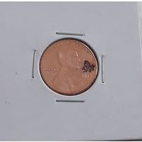 Сувенирная монета "1 цент 2023Р " пчёлка " США