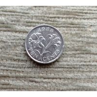 Werty71 Бермуды Бермудские острова 10 центов 1988 Лилия