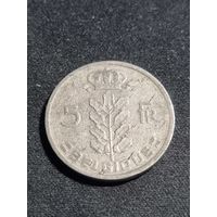 Бельгия 5 франков 1963
