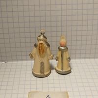 Елочные игрушки Малютка 4 Дед Мороз и Снегурочка СССР, цена за две игрушки