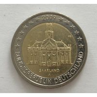 2 евро Германия 2009 Саар D