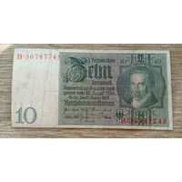 Werty71 Германия 10 марок 1924 1929 банкнота