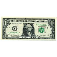 1 доллар 2013 F
