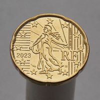 Франция 20 евроцентов 2023