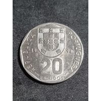 Португалия 20 эскудо 1998