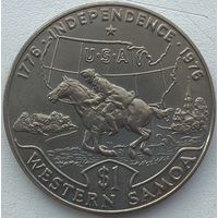 Самоа 1 тала 1976 г. 200 лет независимости США