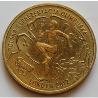 Польша 2 злотых 2012 год "XXX летние Олимпийские Игры, Лондон 2012"