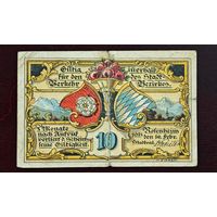 1921 год Германия 10 марок
