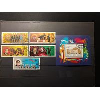 1989. Цирк. Полная серия с блоком