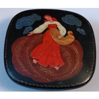 Шкатулка " Сеятельница". СССР. Все лоты с 1 рубля!