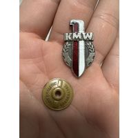 Значок Польский. KMW Кружки военной молодежи