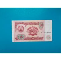 10 рублей 1994 года. Таджикстан. UNС-. Распродажа