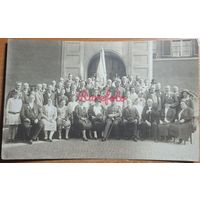 1910-е Открыточный формат мероприянтие военные пикельхельм знамя Германия