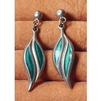 Серьги-гвоздики, 925, СССР