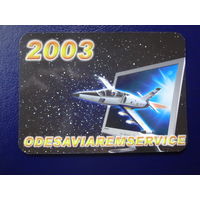 Календарик 2003 г.  Одесавиаремсервис. (укр. яз.)