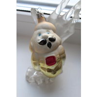 Стеклянная новогодняя игрушка СССР "Мушкетер"