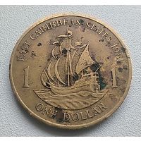 Восточные Карибы 1 Доллар, 1981 5-3-1