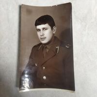 Фотография. История СССР в лицах. Рядовой железнодорожных войск. 1972 год.