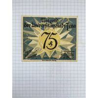 Нотгельд 75 пфеннигов Германия Йена-0501