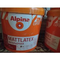 Alpina Mattlatex, краска, интерьерная, желтая, персиковая, серая