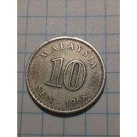 10 сен Малайзия 1968 год.
