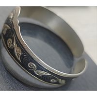 Браслет серебряный. СССР. Кубачи. 17гр 875 пр. Состояние нового!