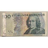 Банкнота Швеция 100 крон 2001 год - Карл Линней.