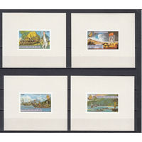 Корабли. Исследования. Кук. Конго. 1979. 4 блока. Michel N 670-673 (- е)