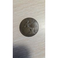 1 пенни 1905 Великобритания