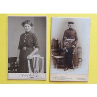 Фото визит-портрет "Военный", "Дама", Германия, до 1917 г. Цена за единицу