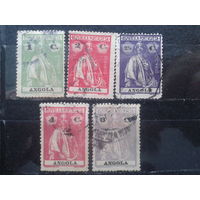 Ангола, колония Португалии, 1914/1922. Стандарт. Богиня Церера. Перф. 15:14